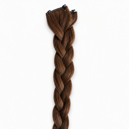 No. 4 Warm Brown Invisible Weft Hair Extension 50g pack