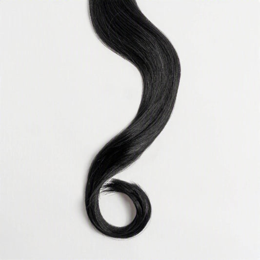 No. 1 Jet Black Invisible Weft Hair Extension 50g pack