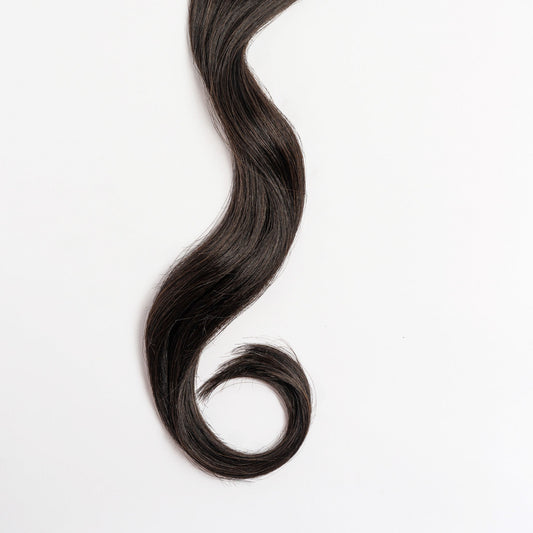 No. 1B Black Chocolate Brown Blend Invisible Weft Hair Extension 50g pack