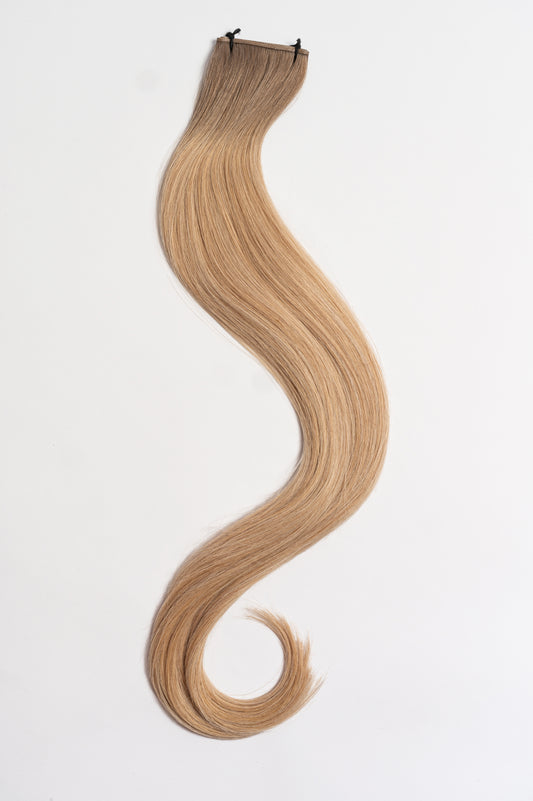 Shade 5-24/60 Ombre Creamy blonde + Platinum Blonde Hair Extensions - 50g pack