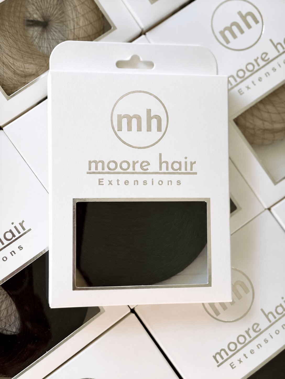 No. 3 Medium Chocolate Brown Invisible Weft Hair Extension 50g pack