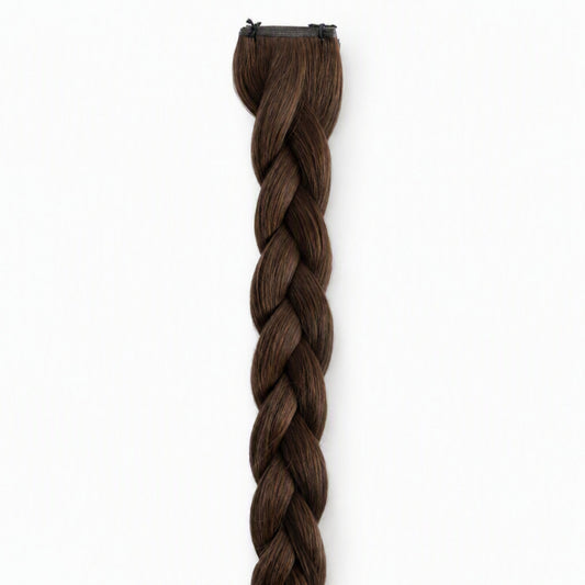 No. 3 Medium Chocolate Brown Invisible Weft Hair Extension 50g pack