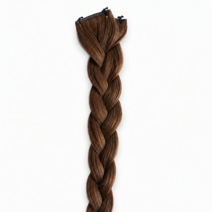 No. 4 Warm Brown Invisible Weft Hair Extension 50g pack